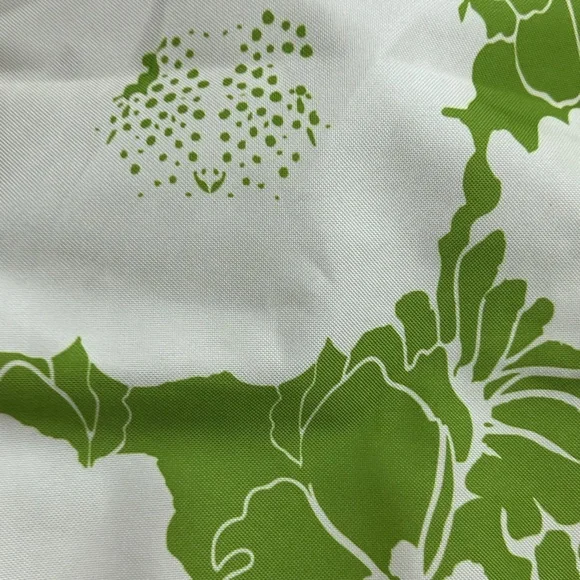 Lancôme Green Floral Tote Bag Shopper Beach Bag Travel - Picture 12 of 12